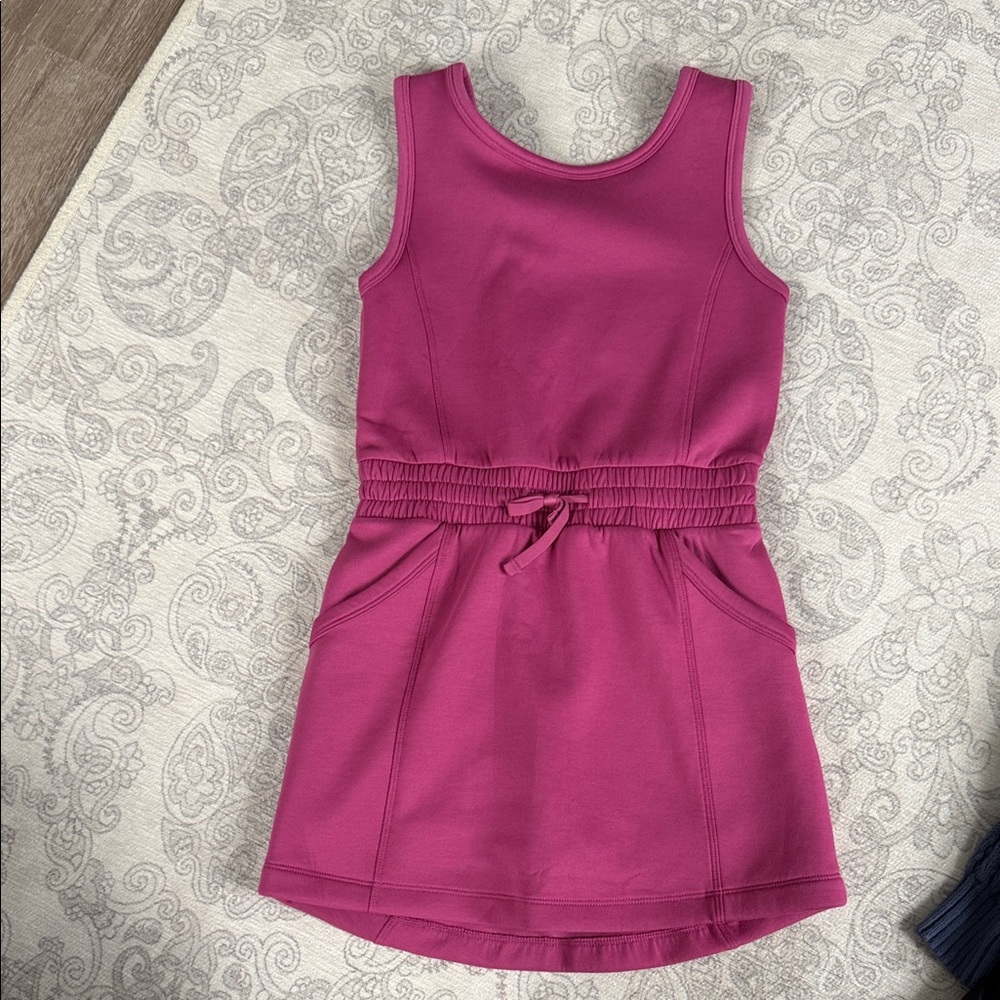 Abercrombie kids YPB Girls Sleeveless Drawstring Waist active dress  - Magenta